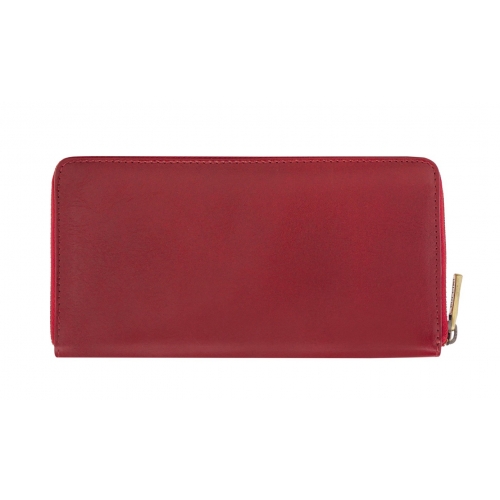 PUCCINI skórzany portfel damski MU1962 czerwony