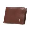 Puccini MU 20438/2 portfel męski kasztanowy-brąz – widok z przodu / Puccini MU 20438/2 men’s wallet chestnut brown – front view