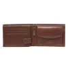 Puccini MU 20438/2 portfel męski skórzany – wnętrze z miejscem na karty i dokumenty / Puccini MU 20438/2 men’s leather wallet – interior with card and document slots