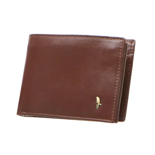 Puccini MU 20438/2 portfel męski kasztanowy-brąz – widok z przodu / Puccini MU 20438/2 men’s wallet chestnut brown – front view