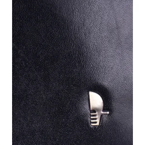 Puccini MU7825/1 portfel męski czarny – widok z boku / Puccini MU7825/1 men’s wallet – side view