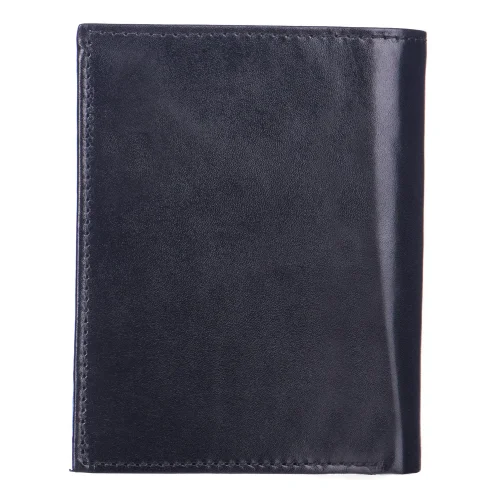 Puccini MU7825/1 portfel męski czarny – wnętrze z miejscem na karty / Puccini MU7825/1 men’s wallet – inside with card slots