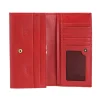 Portfel damski Puccini MU1705-3 czerwony – wnętrze z kartami i bilonem | Puccini MU1705-3 red women’s wallet – inside layout with cards and coin pocket