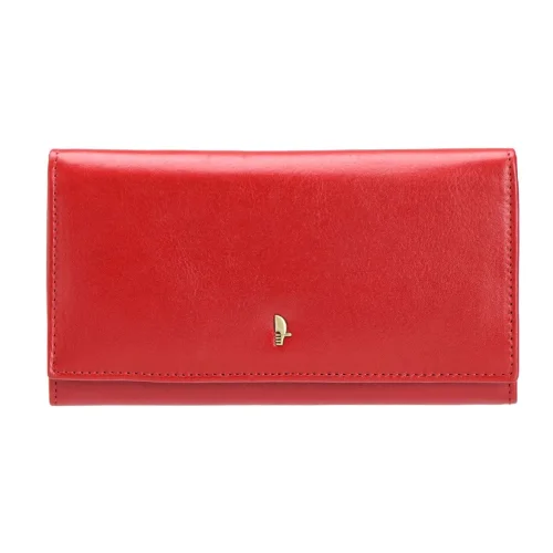 Puccini MU1705-3 czerwony – tył portfela ze skóry naturalnej | Puccini MU1705-3 red leather wallet – back view