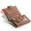 Kieszeń na bilon w portfelu męskim Peterson 324Z 2-1-5 nubuk / Coin pocket in Peterson 324Z 2-1-5 men’s nubuck leather wallet