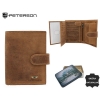 PETERSON PORTFEL MĘSKI SKÓRZANY 339Z RFID