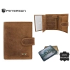PETERSON PORTFEL MĘSKI SKÓRZANY 339Z RFID