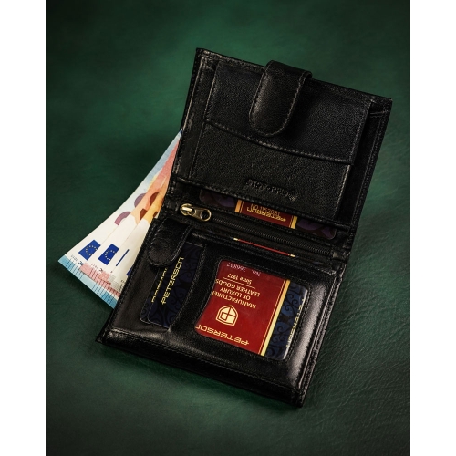 PETERSON PORTFEL MĘSKI SKÓRZANY RFID PTN 339Z-P