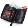 PETERSON PORTFEL MĘSKI SKÓRZANY  na suwak 340 01 RFID