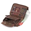 Peterson portfel męski nubuk 340 2-1-4 widok z góry | Peterson men’s nubuck wallet 340 2-1-4 top view