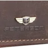 Peterson portfel męski nubuk 340 2-1-4 portfel na suwak | Peterson men’s nubuck wallet 340 2-1-4 zip-around design
