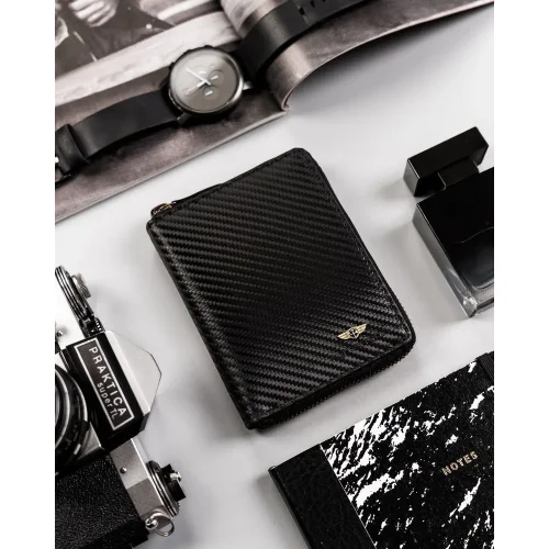 Portfel Peterson 340 – wnętrze z miejscami na karty Peterson 340 wallet – interior with card slots