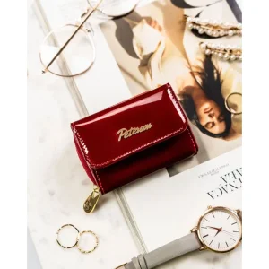 Mały portfelik Peterson widok z boku grubość 3 cm | Small Peterson wallet side view 3 cm thickness