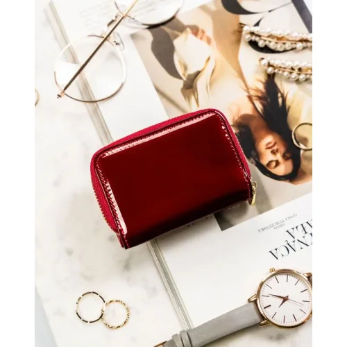 Podwójna kieszeń na bilon zamykana na suwak portfel Peterson | Double zippered coin pocket Peterson wallet BC-423229