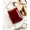 Mały portfel damski Peterson BC-42329, widok z boku, lakierowana skóra | Peterson BC-42329 small women’s wallet, side view, patent leather