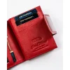 Portfel damski Peterson BC-42329 otwarty, wnętrze, przegródki na karty | Peterson BC-42329 women’s wallet interior, card slots view