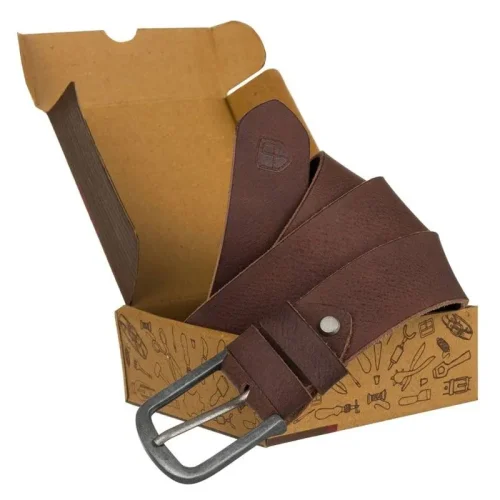 Pasek Peterson w ekologicznym pudełku prezentowym Peterson belt in an eco-friendly gift box