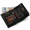 PETERSON skórzany portfel damski RFID RD-357