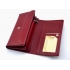 STEFANIA 008 skórzany portfel damski czerwony
