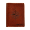 Portfel męski skórzany VERONA Tattoo 012M – widok ogólny w kolorze cognac Men’s leather wallet VERONA Tattoo 012M – full