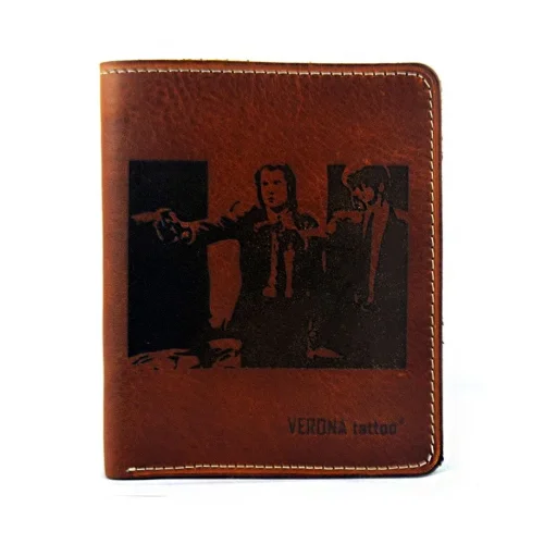 Wnętrze portfela VERONA – przegrody na karty i bilon / Inside of VERONA wallet – card and coin compartments