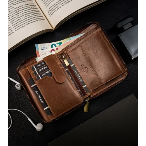 Wild N31892 kieszeń na bilon – portfel skórzany RFID Wild N31892 coin pocket – leather RFID wallet