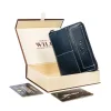 Always Wild N4Z-HWM granatowy portfel męski skórzany RFID – widok przód Always Wild N4Z-HWM navy men’s leather wallet RF