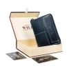 Always Wild N4Z-HWM granatowy portfel męski skórzany RFID – widok przód Always Wild N4Z-HWM navy men’s leather wallet RF