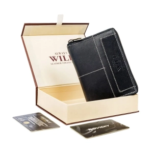 Always Wild N4Z-HWM portfel męski skórzany RFID czarny – widok przód Always Wild N4Z-HWM men’s leather wallet RFID black