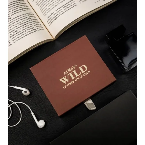 Always Wild N4Z-HWM duży granatowy portfel męski do codziennego użytku Always Wild N4Z-HWM large navy men’s wallet for everyday use