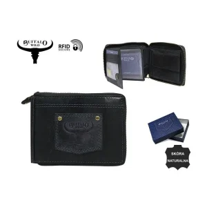 Portfel WILD Buffalo RFID wnętrze kieszenie na karty i bilon WILD Buffalo RFID wallet interior card slots coin pocket