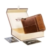 Wild Buffalo N992Z-HWM portfel męski skóra bawola przód | Wild Buffalo N992Z-HWM buffalo leather men’s wallet front view