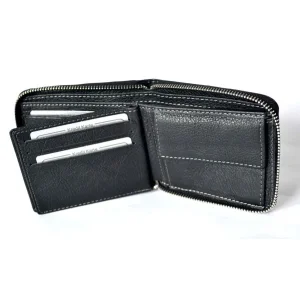 wnętrze portfela WILD 702 miejsca na karty i dokumenty / WILD 702 leather wallet interior card slots