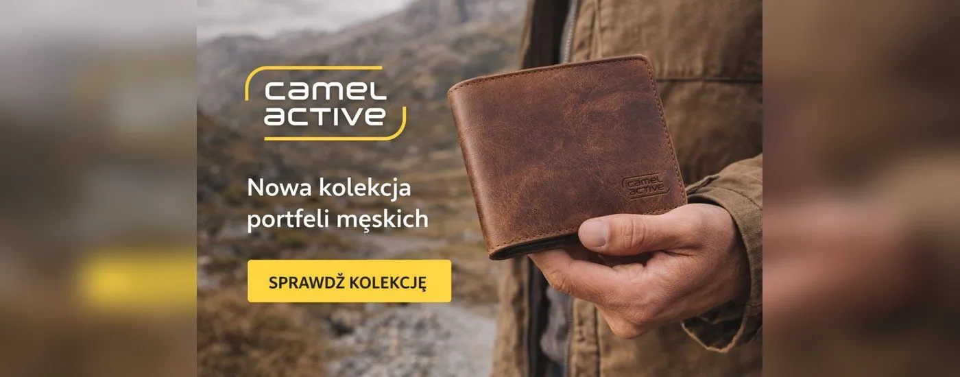 Camel Active portfele męskie skórzane – nowa kolekcja portfeli Camel Active