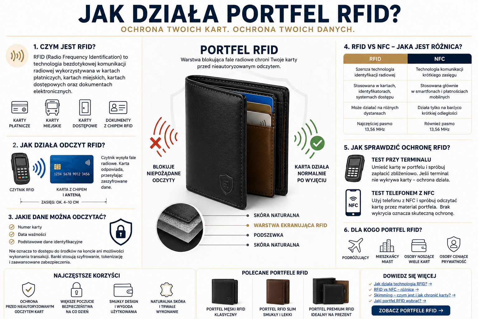 Jak działa portfel RFID i ochrona kart płatniczych