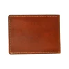 Bartex 330 cognac – skórzany portfel męski – widok tyłu / Bartex 330 cognac men’s leather wallet – back view