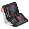 Portfel Peterson 340L 211 czarny – widok otwarty / Peterson wallet 340L 211 black – open view