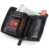 Portfel Peterson 340L 211 czarny – wnętrze i przegrody / Peterson wallet 340L 211 black – interior and compartments