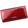 damski portfel Pierre Cardin czerwony lakierowany 05 Leaf 102 / Pierre Cardin women's red glossy wallet 05 Leaf 102