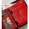 Portfel Peterson 340.02 RFID – prezentacja ochrony RFID czarno-czerwony / Peterson 340.02 RFID men’s wallet – RFID protection black-red