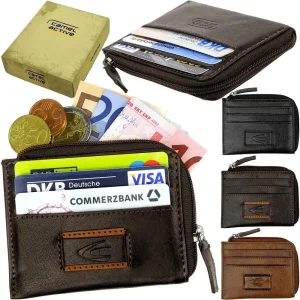 skórzane etui Camel Active 250-706 czarne / Camel Active leather card holder 250-706 black