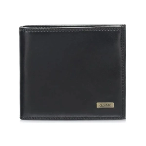 skórzany portfel męski OCHNIK PL-106-99 czarny slim – widok z przodu/men’s leather wallet OCHNIK PL-106-99 black slim –
