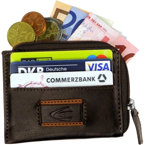 skórzane etui Camel Active 250-706 czarne / Camel Active leather card holder 250-706 black