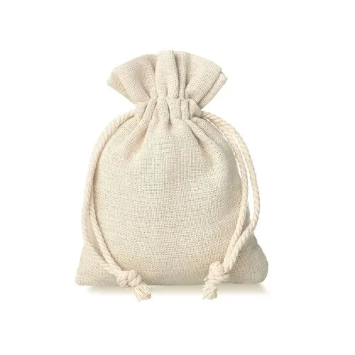 Lniany woreczek prezentowy BARTEX – eleganckie opakowanie portfela / BARTEX linen gift pouch – elegant packaging for wallet