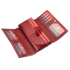 PIERRE CARDIN damski portfel skóra lakierowana czerwony 05 LEAF 102 - prawie organizer