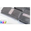 Portfel damski Swarovski CV-140 szary wnętrze 7 miejsc na karty i 3 przegrody Women’s wallet Swarovski CV-140 grey interior 7 card slots and 3 compartments