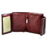 Portfel SV-050 ciemna czerwień otwarty widok | SV-050 women’s wallet dark red open view