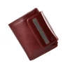 Portfel damski SV-050 ciemna czerwień widok z przodu | SV-050 women’s wallet dark red front view