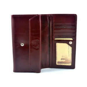 Portfel Swarovski SV-070 ciemna czerwień – zdjęcie główne Swarovski SV-070 dark red wallet – main photo